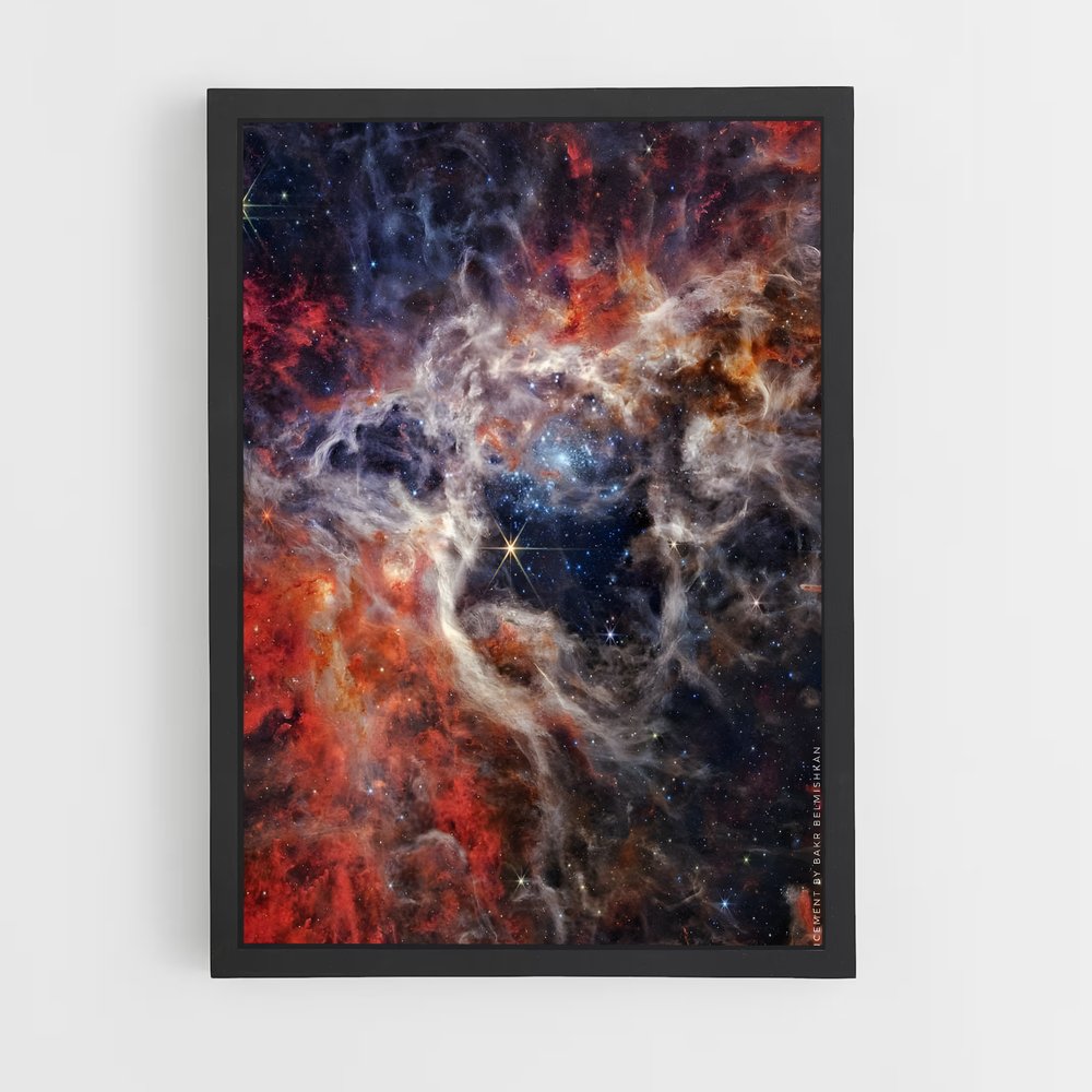 Poster du magnifique télescope James Webb – affiche Astronomie (vue 2)